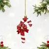 Bastones de Caramelo Navideños, Paletas, Botas de Santa, Guantes, Tren, Gorros de Navidad, Muñeco de Nieve, Decoraciones de Árbol de Navidad con Forma de Extraterrestre