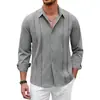 Camisa casual estilo americano INS para hombre, de alta gama, corte slim, manga larga, estilo europeo, a rayas, chaqueta casual de trabajo