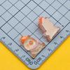 Capibara de Animal de Dibujos Animados Luminoso Transparente con Flor Mochila Sosteniendo Pasador de Pelo Naranja Cuerda para el Cabello Hebilla de Zapato Accesorios de Resina DIY