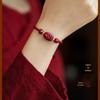 Pulseiras de Cinábrio para Homens e Mulheres em seu Ano do Zodíaco, Pulseiras Trançadas, Doze Signos do Zodíaco, Buda Natal, Santos Padroeiros, Pulseiras de Corda Vermelha para Casal