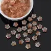 Flor de Peonía de Cristal Flor Colorida de Cinco Pétalos Cadena de Cuentas Accesorios para Joyería DIY Pulsera Pulsera Accesorios de Producto Semi-terminado Materiales