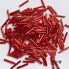 Relleno de Plata Rojo M37 Fila Juego Completo de Cuentas de Arroz, Cuentas Tubulares, Cuentas de Esquina, Cuentas Sueltas, Joyería Hecha a Mano para Bricolaje, Accesorios para Ropa Cosidos a Mano