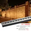Lámpara empotrada de larga duración, lámpara de lavado de pared, tira LED impermeable para exteriores, lámpara empotrada para escalones, plazas, pasillos, lámpara de suelo