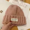 Gorros de Tricô Grossos de Inverno para Homens e Mulheres, Gorros Quentes de Lã, Gorros à Prova de Frio e Vento com Proteção para Orelhas, Estilo Coreano, Versátil e para Rosto Pequeno