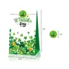 Lb055 Calle del Trébol Verde. Bolsa de Papel Kraft para Fiesta Regalo de Dulces Frasco de Miel Arcoíris del Día de San Patricio