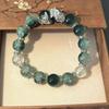 Nuevo Pulsera de Impresión Galaxia de Flores Animación Derivada Alrededor Amor Oscuro Novia Pulsera de Regalo de Pareja con Cuentas