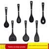 Utensílios de cozinha de aço inoxidável 7 peças espátula terno colher de sopa suprimentos de cozinha colher de cozinha conjunto completo pá de prato utensílios de panela