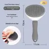 Pente para Gatos para Remover Pelos Soltos, Escova de Higiene para Cães, Ferramenta de Higiene para Gatos para Limpar Pelos Longos, Suprimentos Especializados para Gatos Pet para Remoção de Pelos