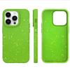 Adequado para capa de celular totalmente degradável para iPhone 15, material degradável para Apple 14, capa ecológica de fibra de trigo e bambu PLA