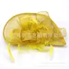 Fascinator de Malla de Plumas Europeo y Americano Transfronterizo, Banquete de Boda, Tocados para Club de Carreras de Caballos, Fascinator Pequeño Vintage para Fiesta de Té, Accesorio para el Cabello
