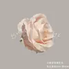 Flores Artificiales Champagne, Rosas y Hortensias Realistas de Alta Gama, Venta al por Mayor para Decoración de Bodas, Materiales DIY para Arte Floral