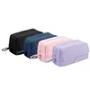 Nuevo Estuche para Lápices de Gran Capacidad con Cuatro Compartimentos, Popular Caja de Papelería Transfronteriza, Estuche Unisex, Multifuncional, Sencillo, Color Sólido