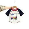 Ropa Nueva de Verano para Niños y Niñas, Camisetas de Manga Corta Bloque de Color 100% Algodón Estilo Coreano, Estampados de Dibujos Animados para Niños, Camisetas Versátiles Casuales de Verano de Moda