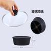 Cuentas de pizarra cerámica Cuentas superiores de baquelita Ollas de cocina Cazuela de cerámica Wok de acero inoxidable Tapa de wok Mango universal