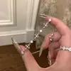 Pulsera de Trébol de Circonita y Nácar Lujo Ligero Temperamento de Gama Alta Joyería Estilo Coreano Ins Celebridad de Internet Estilo Popular Joyería al por Mayor