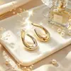 Pendientes exagerados de gota de agua transfronterizos europeos y americanos, diseño de nicho, modernos, de alta gama, únicos, geniales y elegantes accesorios para la oreja