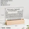Modelo Físico 3D de la Tabla Periódica de los Elementos para Química de Secundaria - Regalo Práctico para el Día del Maestro, Decoración de Estudio, Adorno de Escritorio