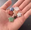 7 Piezas Adornos de Estrella de Cinco Puntas de Piedra Natural 20*20*6mm Estrella de Cristal Piedra Semipreciosa Decoración Transfronteriza Accesorios DIY