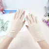 Luvas de verão femininas com proteção solar, duas pontas dos dedos expostas, elastano, elásticas, finas, respiráveis, tela sensível ao toque, luvas para dirigir e andar de bicicleta com duas pontas dos dedos expostas