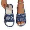 Nuevas Zapatillas de Lino Estilo Pareja de Gatos Lindos Transpirables Algodón Lino Zapatos para el Hogar Verano Absorbentes del Sudor Cómodas Sandalias para el Hogar
