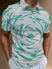 Comercio Exterior talla extra Camisa Polo para Hombre Estampado Digital Camisa Polo para Hombre Camiseta de Manga Corta Top Camiseta de Manga Corta Lapp