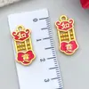 Estilo Tradicional Chino Candado de Longevidad Chapado en Oro Colgante Ábaco Cerradura de la Fortuna Hueca Pulsera con Dijes Aleación Accesorios para Joyería DIY