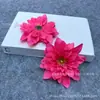 Flor de Crisantemo Llama Roja Artificial de 12 cm Cabezal de Flor Falsa Cabezal de Flor Falsa Decoración de Boda Arte Floral Material para DIY Accesorios de Flores Artificiales