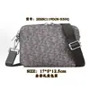 Nuevo Bolso de Hombro de Moda Bordado para Hombre y Mujer, Bolso Cruzado de Lona Jacquard Texturizada, Bolso Cuadrado Pequeño de Moda, Bolso para Cámara