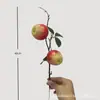 Nova Maçã Laranja Romã Laranja Pêssego Simulado Quinta Geração Fruta Limão Abóbora Balde de Bênção Caseiro de Ano Novo Acessórios para Arranjo de Flores