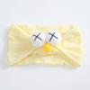 Diadema Infantil INS Europea y Americana Flor de Nylon de Dibujos Animados Lindos Tocado de Bebé Diadema que No Cubre la Fontanela Accesorios para el Cabello
