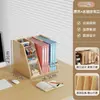 Estantería de archivos de oficina multicapa Estantería de almacenamiento de documentos de escritorio Estantería de libros Cajón de almacenamiento tipo estantería de libros Estantería de madera con múltiples compartimentos