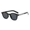 Gafas de Sol Oversize de Moda con Remaches, Varilla Plana, Protección UV, para Conducir y Ciclismo, Propionato TR, Gafas de Sol con Varilla Insertada