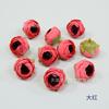 Simulação Tea Bud Europeu retro folha Rose Bud outono cor chá rosa flor cabeça corsage pulso flor acessórios transfronteiriços