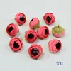 Caixa de doces de casamento estilo europeu, decoração de botão de chá, flor de rosa, guirlanda de cabeça de flor, cor de outono, camélia, saco de presente atacado com flores
