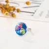 Anillos del Mundial 2026 Estados Unidos, Canadá y México Anillos de Moda Transfronterizos Europeos y Americanos Anillos para Dedos Joyería de Bronce Antiguo Plateado Venta al por Mayor