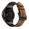 Para Samsung Galaxy Watch3/5 Reloj Inteligente Correa Deportiva de Cuero Vacuno Genuino con Capa de Silicona