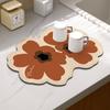 Tapete Drenante Anti-incrustante para Bancada de Cozinha Tapete Seca-copos Tapete Antiderrapante para Mesa de Jantar para Uso Doméstico Tapete de Mesa Absorvente de Lama Diatomácea