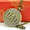 Letras DAD reloj de bolsillo cuarzo transfronterizo reloj de bolsillo DAD ocio cuarzo reloj de bolsillo fabricantes mayoreo 9017