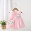 Vestido de Princesa Delgado de Verano para Niñas 2026 Nuevo Estilo Vestido de Bebé Mono Vestido de Verano sin Mangas para Bebés Niñas