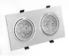 Luminária de teto led 2*3W 2*5W 2*7W alta potência downlight de cabeça dupla quarto de hotel loja de roupas spot de teto