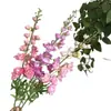 Flor Artificial Transfronteriza con Diseño Dinámico para Bodas, Decoración de Hogar con Techos Altos, Flor Artificial de Jacinto Violeta