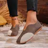 Coleção de outono 2026 transfronteiriça: Sapatos baixos estilo coreano, sapatos slip-on de bico redondo, com sola macia, respiráveis e confortáveis para o uso diário, projetados para mulheres