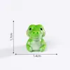 Paisagem em miniatura transfronteiriça apresentando fofos enfeites de panda, crocodilo e lagarta - Enfeites decorativos DIY e acessórios para pendurar