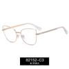 82152 gafas de metal nuevas para mujer suministro directo de fábrica varilla fina bisagra de resorte gafas para miopía se pueden combinar