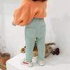 Leggings Infantis Cuidadosamente Selecionados para a Primavera de 2025, Leggings 100% Algodão para Meninas, Calças Compridas Unisex para Bebês e Crianças com Cintura Alta