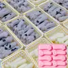Forma de bolo macia de pata de gato, forma de cubo de gelo para suplemento alimentar de bebê, forma de bolo cozido no vapor para bebê de grau alimentício, ferramenta de silicone para assar