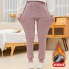 Calças de Algodão para Meninas Gordas Algodão Engrossado Uniforme Escolar Artefato 2022 Novo Inverno Plus Size Extra Grande Para Usar por Dentro Calças Quentes para Meninas