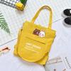 Mochila de lona feminina ajustável bolsa de lona direto da fábrica grande capacidade bolsa de maquiagem atacado bolsa de ombro estudantil