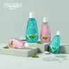Em estoque 80ml 200ml 300ml Frascos Refil de Líquido para Higiene Bucal Frascos Vazios de Plástico PET 500ml Frascos de Enxaguante Bucal