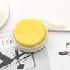 Porta-moedas de Lata Colorido Macaron Mais Vendido, Mini Bolsa Redonda com Zíper Infantil, Caixa de Armazenamento para Moedas e Cabos de Fone de Ouvido